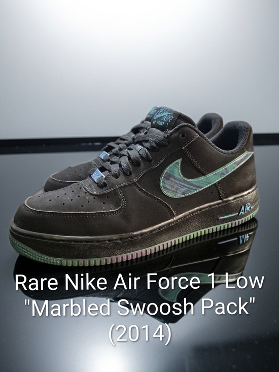 Nike Other - Nike Air Force 1 Low "Marbled Swoosh Pack" (2014) M10/W11.5 EUC